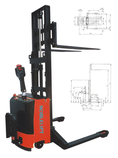 浙江诺力全电动堆高车--CK1224/CK1232 