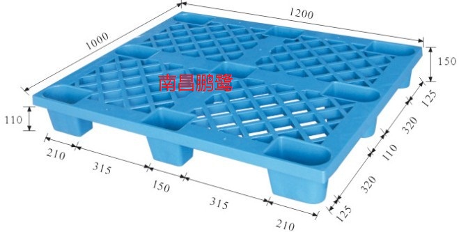 上货架塑料托盘、出口专用塑料托盘