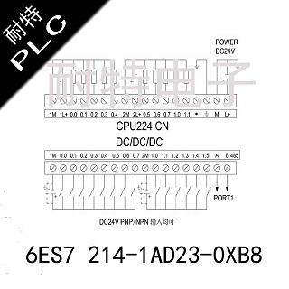  耐特PLC，6ES7 214-1AD23-0XB8,模块8入8出